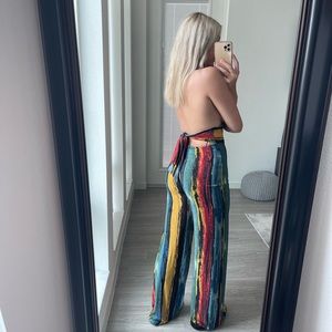 Fashion nova Cassie stripe jumpsuit